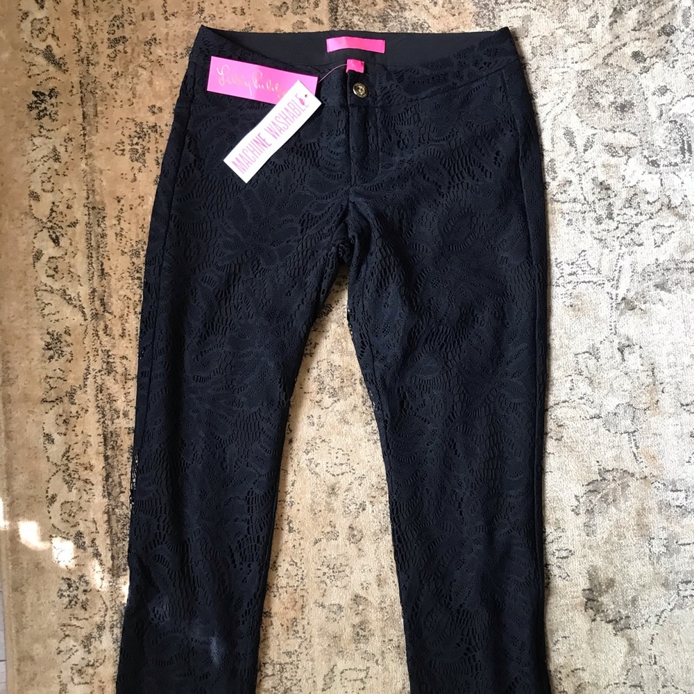 Lily Pulitzer Kelly Lace Skinny Ankle Pants